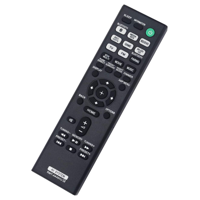 RMT-AA401U RMTAA401U Replace Remote Control fit for Sony Multi Channel AV Receiver STR-DH590 STR-DH190 STR-DH790 STR-DH401U STRDH590 STRDH190 STRDH790 STRDH401U Home Theater System