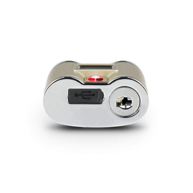 Aluratek Bio-Key TouchLock TSA Approved All Weather Keyless Bio-Lock with Fingerprint Recognition - Touchscreen (ATLTSAF)