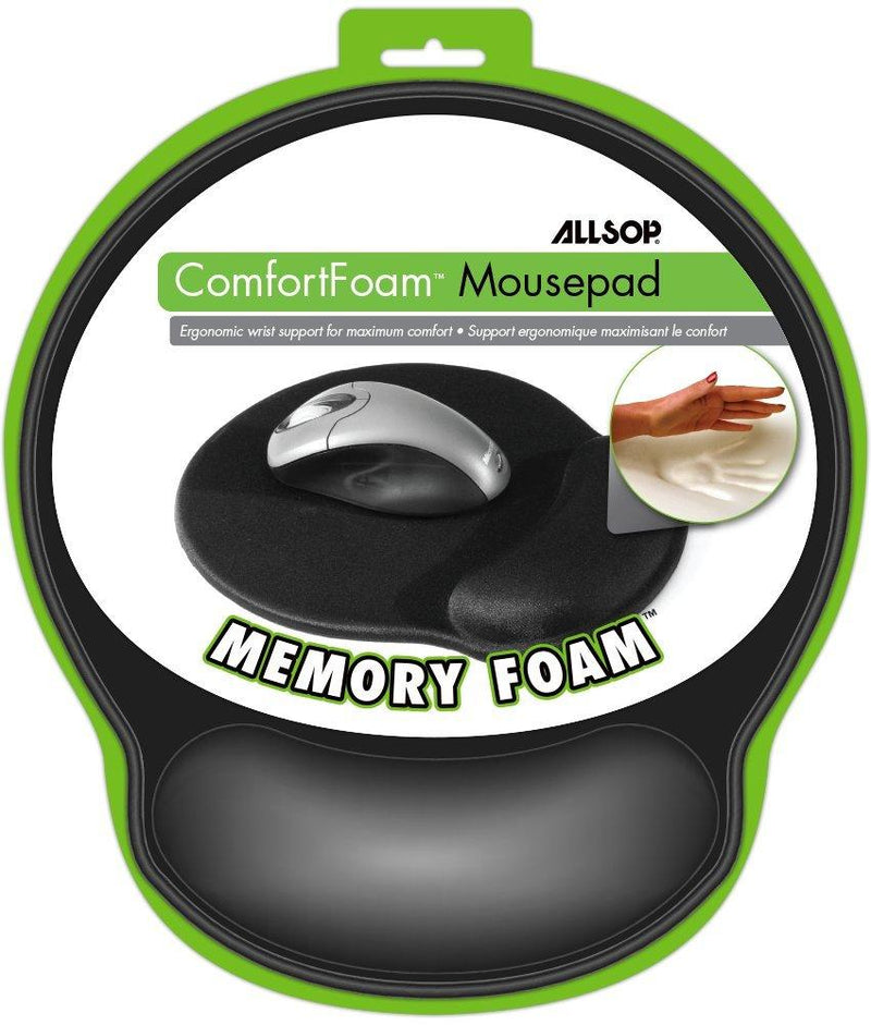 Allsop Mouse Pad Pro Memory Foam Mouse Pad - Black (30203)