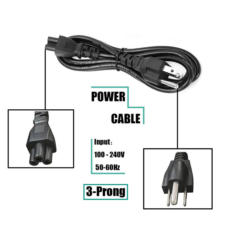 65W AC Adapter Laptop Charger Compatible for HP Envy 13 15 17 X360 15-1039wm 15-1033wm 15-w117cl 15-w237cl 15m-cn0011dx 15m-bp111dx 15m-bq121dx 17m-bw0013dx Laptop Notebook PC Power Supply Cord