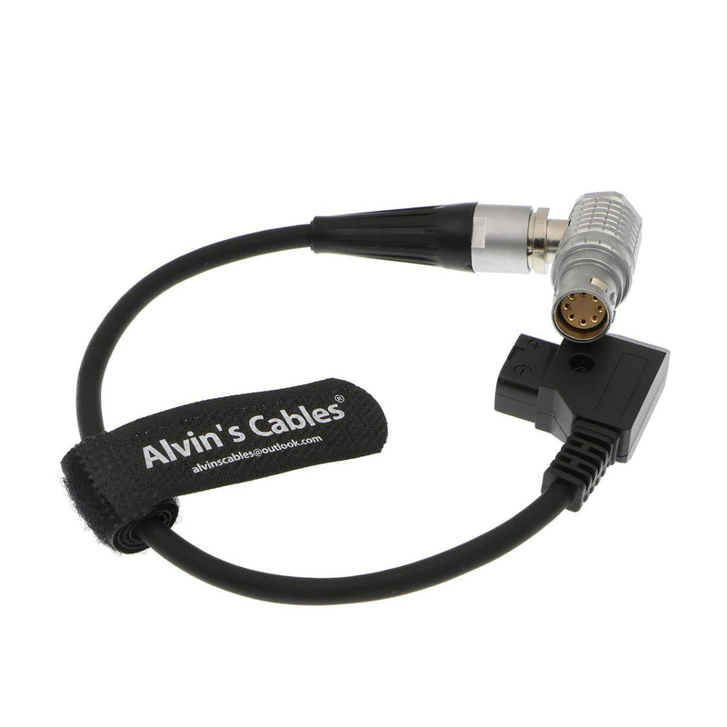 Alvin's Cables ARRI Alexa Mini D Tap Power Cable 8 Pin Female Right Angle to D Tap Male Right Angle 8 Pin Normal Cable 25CM
