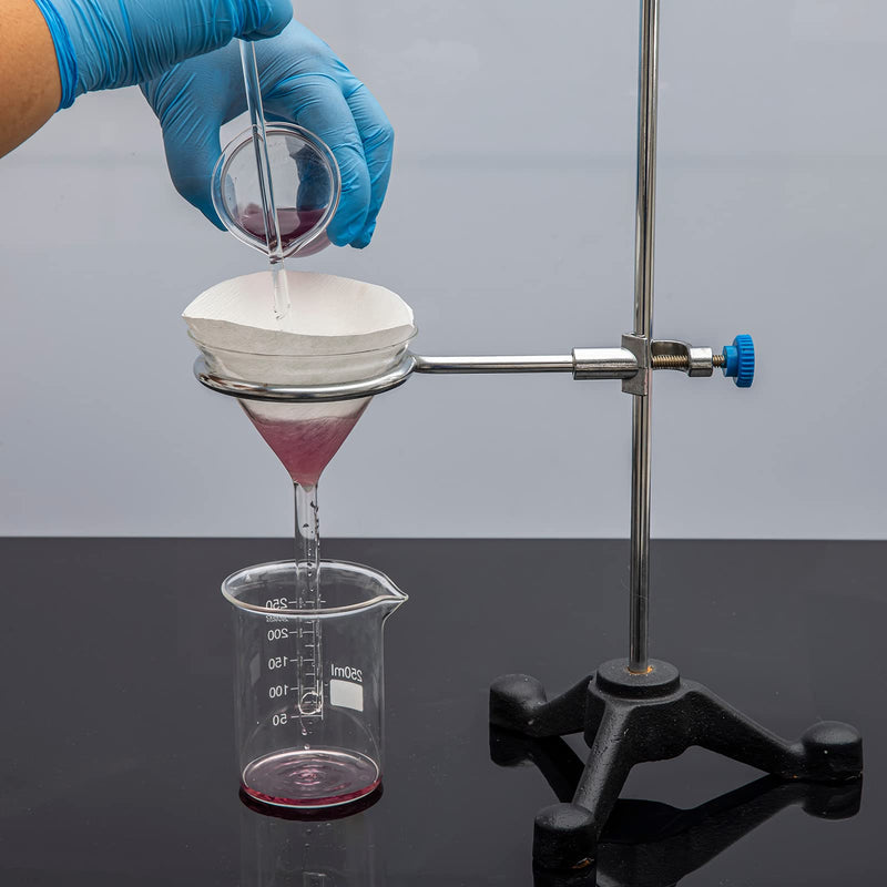 PATIKIL 7cm Quality Filter Paper Fast Round Laboratory Filter Paper Chemical Analysis Industrial Oil Testing Funnel Filter Paper