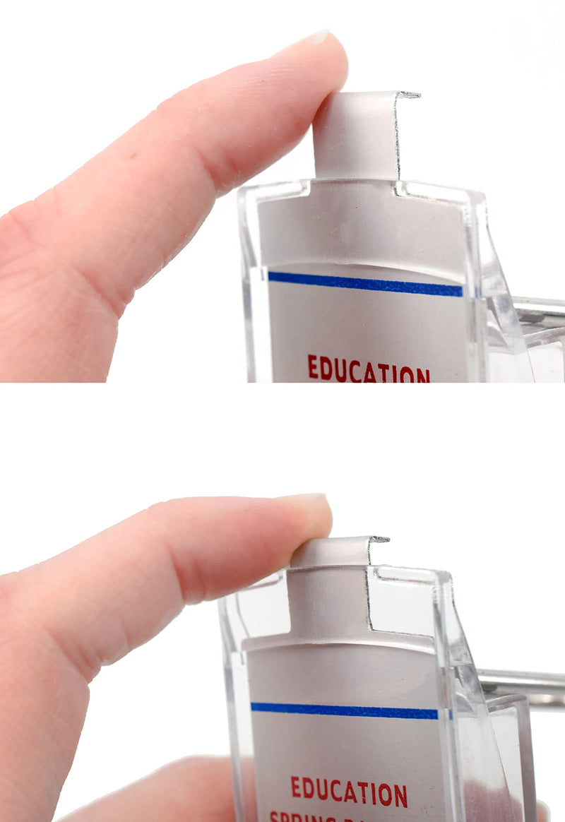 Premium Spring Balance, 0-1000g / 0-10N - High Resolution, Dual Transparent Scale, Newtons & Grams - Zero Calibration Capability - Acrylic Body - Eisco Labs PH0024 PH0024D