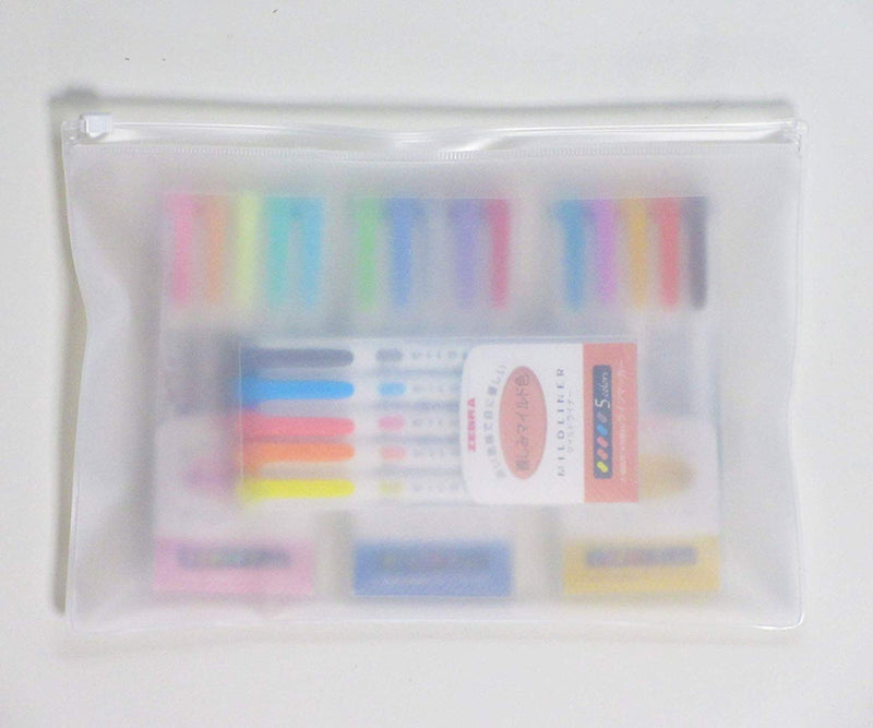 Zebra Mildliner Highlighter Pen Set, 20 Pastel Color Set (Japan Import) Original version