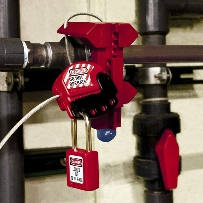 Master Lock S806 Adjustable Lockout Tagout Steel Cable