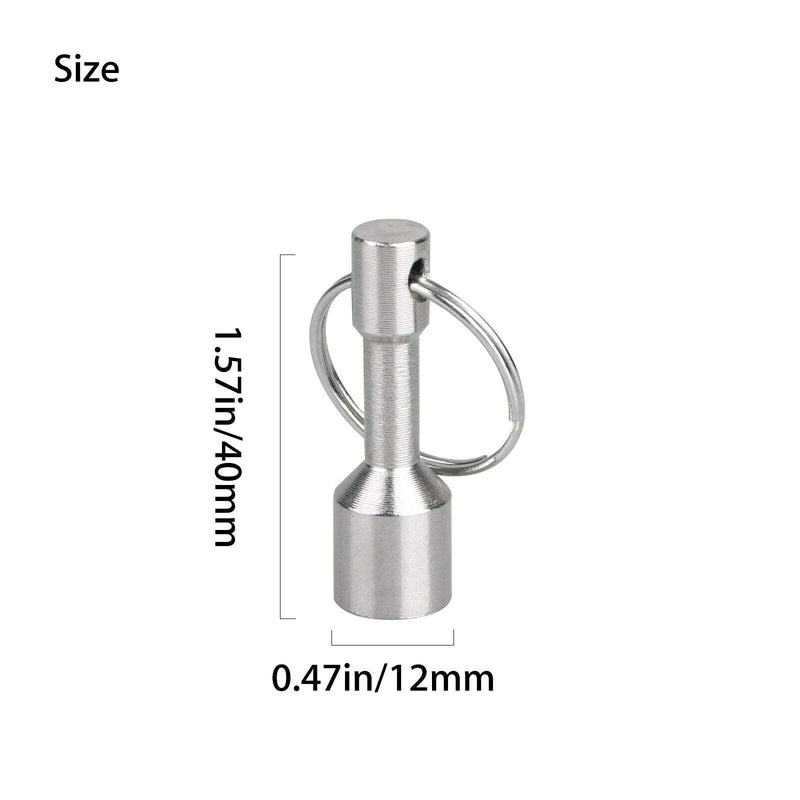 YukaBa Keychain Magnet Tester for Gold, Silver, Jewelry & Precious Metals with Rare Earth Neodymium Magnets 2 Pack