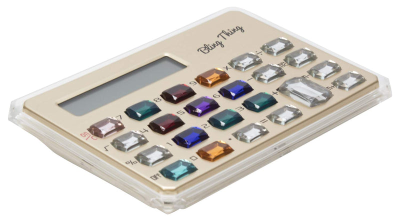 Gemstone Pocket Calculator in Gold