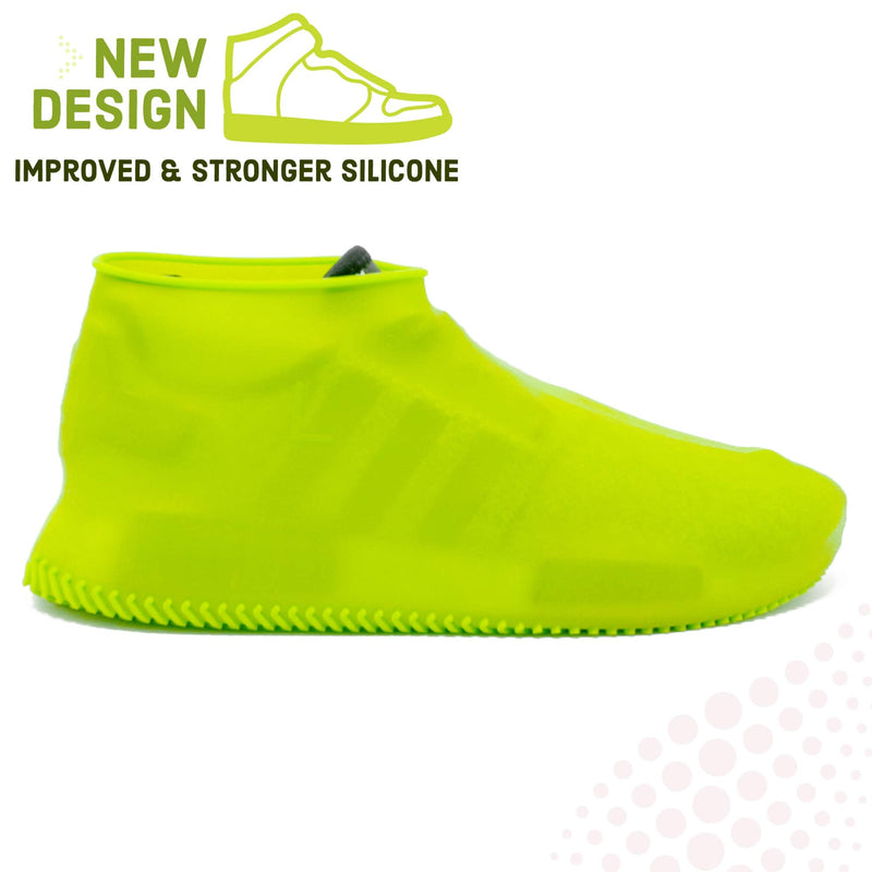BAYI -Waterproof Shoe Cover Rain Shoe Covers Reusable Silicone Magic Shoe Running Cover Rubber Protector Small Yellow