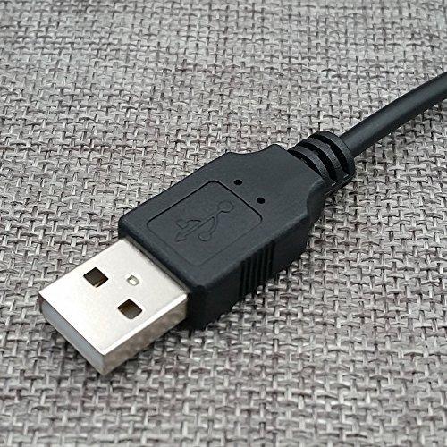 BesCable USB to USB Cable - Superspeed USB 2.0 Type A Male to Type A Male 24 / 28AWG Cable 7 Feet - Black 7Feet-1Pack
