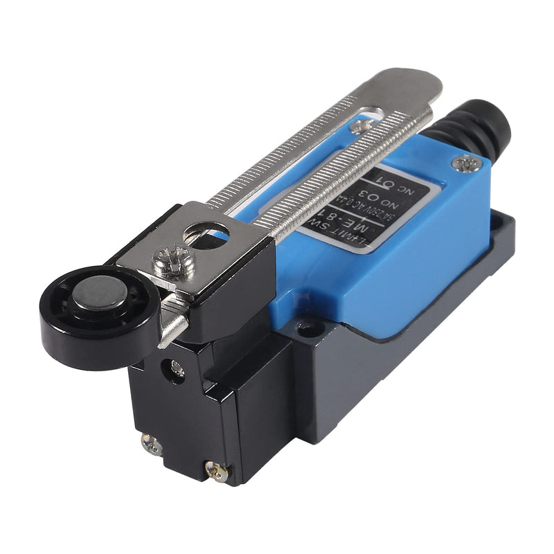 AEDIKO ME-8108 Limit Switch Adjustable Roller Lever Arm Momentary Limit Switch NC-NO for CNC Mill Laser Plasma 3D Printer Door Switch