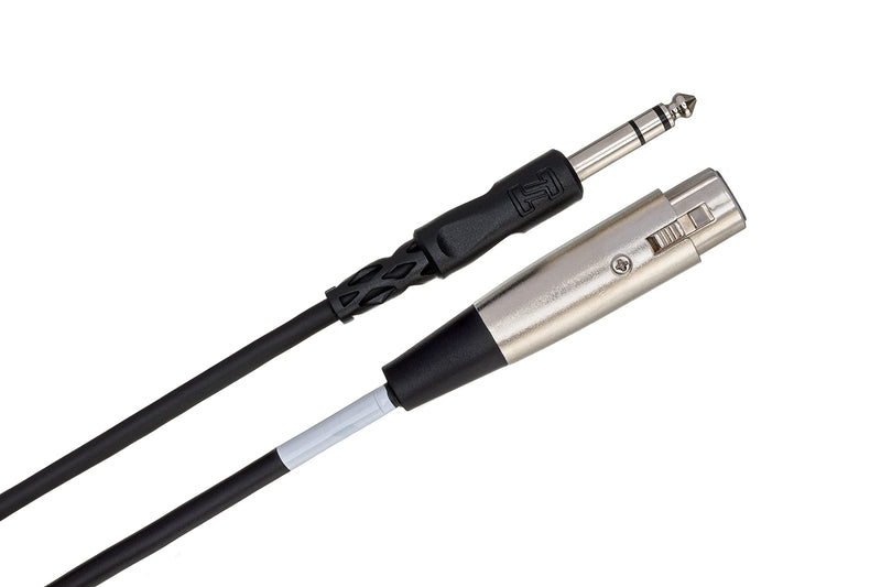 Hosa PXF-103 XLR3F to 1/4" TS Unbalanced Interconnect Cable, 3 Feet