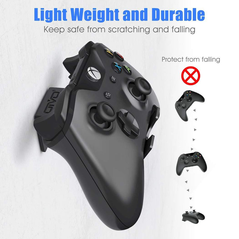 OIVO Controller Wall Mount Holder for PS3/PS4/PS5/Xbox 360/Xbox One/S/X/Elite/Series S/Series X Controller, Pro Controller, Upgraded Adjustable Wall Mount for Video Game Controller&Headphones- 4 Pack B
