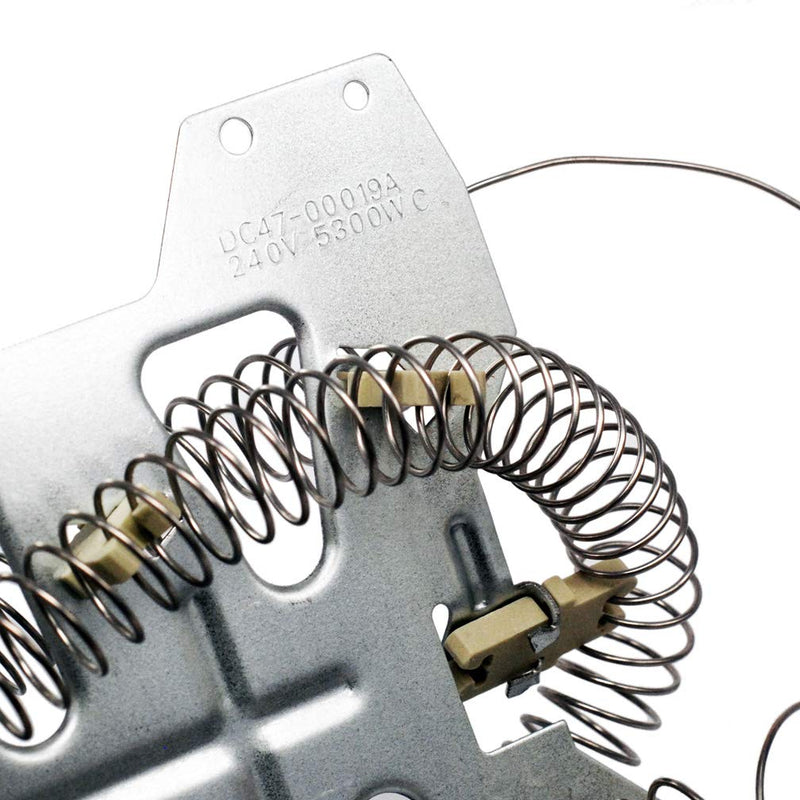 Dryer Heating Element DC47-00019A Replacement Parts Compatible for Samsung Dryers Replaces 2068550, AP4201899, PS4205218, TJDC47-00019A