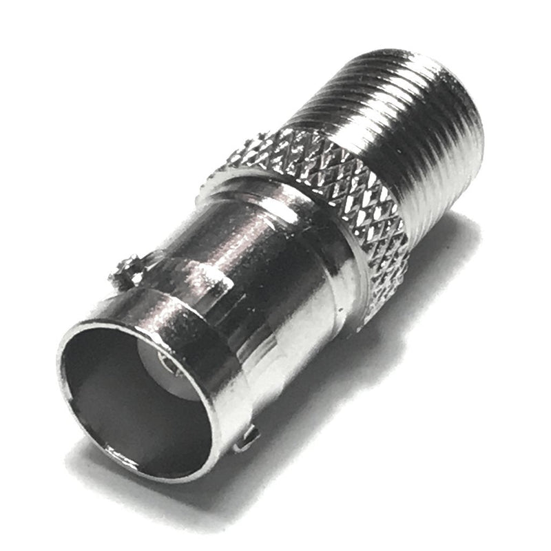 CESS BNC Female to F typeFemale CCTV Security Camera RF/Coaxial Adapter Connector (jcx) (4 Pack)