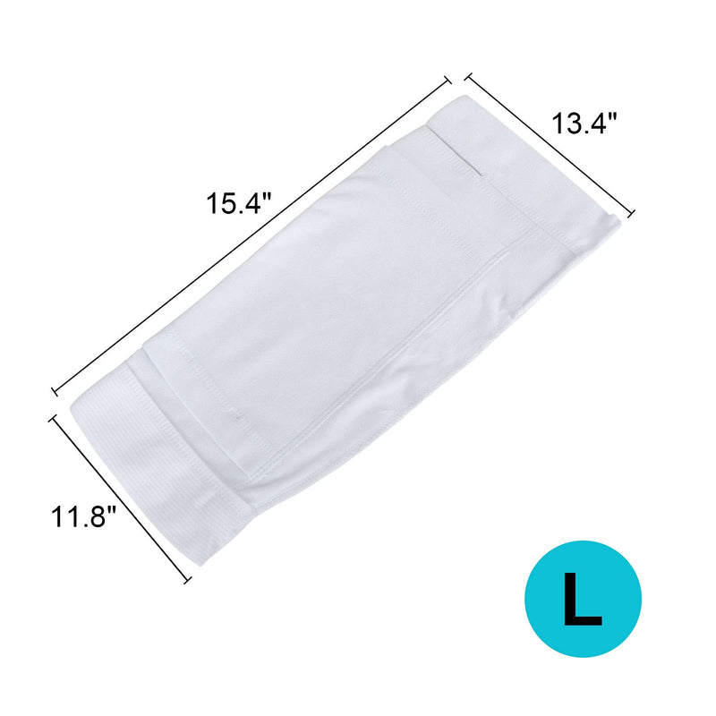 MUYU Catheter Leg Bag Holder, Catheter Urine Drainage Bags Calf Holder Strap, Foley Leg Bag Sleeve for Incontinence Urine Bag, Washable and Durable. (Large) Large