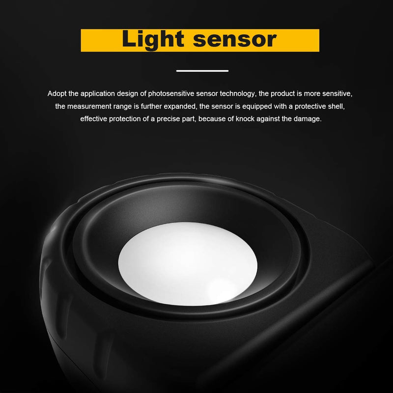 Light Meter, lux Meter AP-881E Recording Light Meter for Plants with Display 3999(Range from 1～300,000Lux), Lux/Fc Unit, MAX/MIN, Back Light, Data Hold, Data Storage AP-881E(0.01~300,000 Lux)