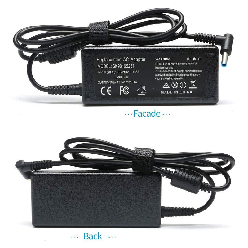 45W AC Power Laptop Adapter Supply Charger Cord for HP Pavilion X360 M3 11 13 15 Folio 1040 G1 G2 G3 Slatebook 14 HP Pro 410 G1 Chromebook 14 11 G3 G4 G5