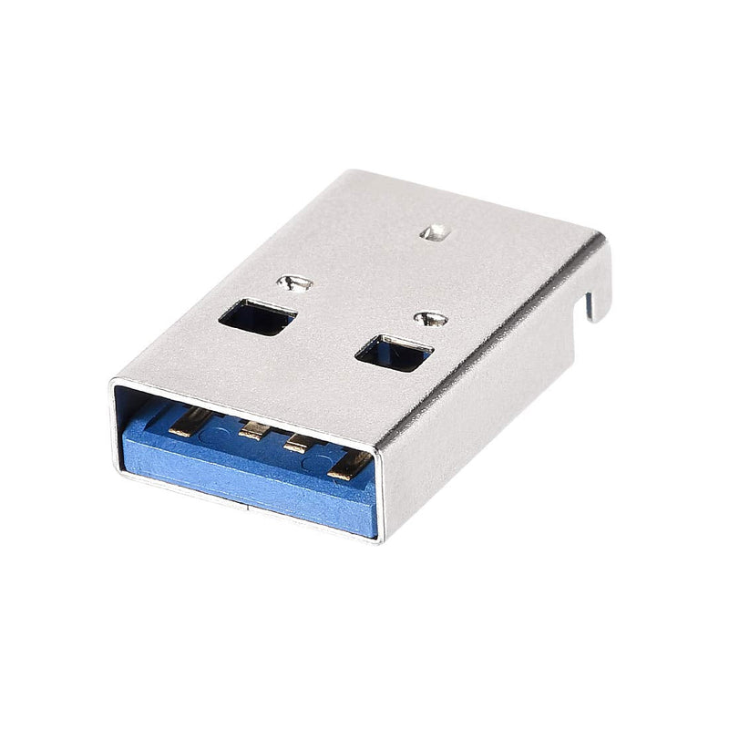 uxcell 10PCS USB 3.0 Type A Male Socket Connector Jack Port, 9-Pin 180 Degree SMT, Repair Replacement Adapter