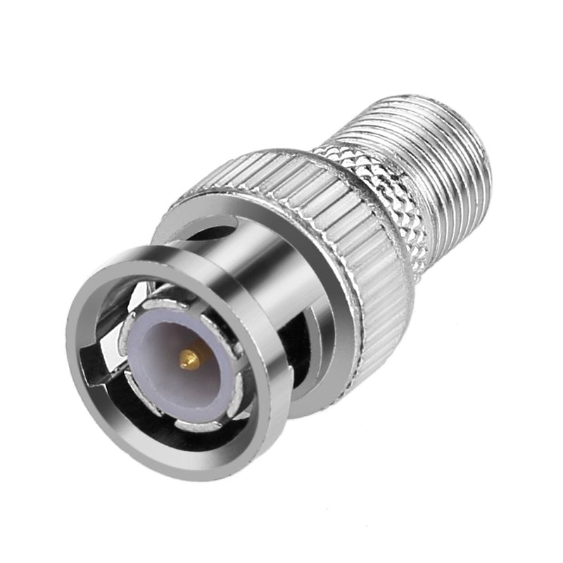 Eightnoo BNC Male Plug to F Female Jack Adapter Coax Connector Coupler adapters CCTV Camera (Pack of 5)