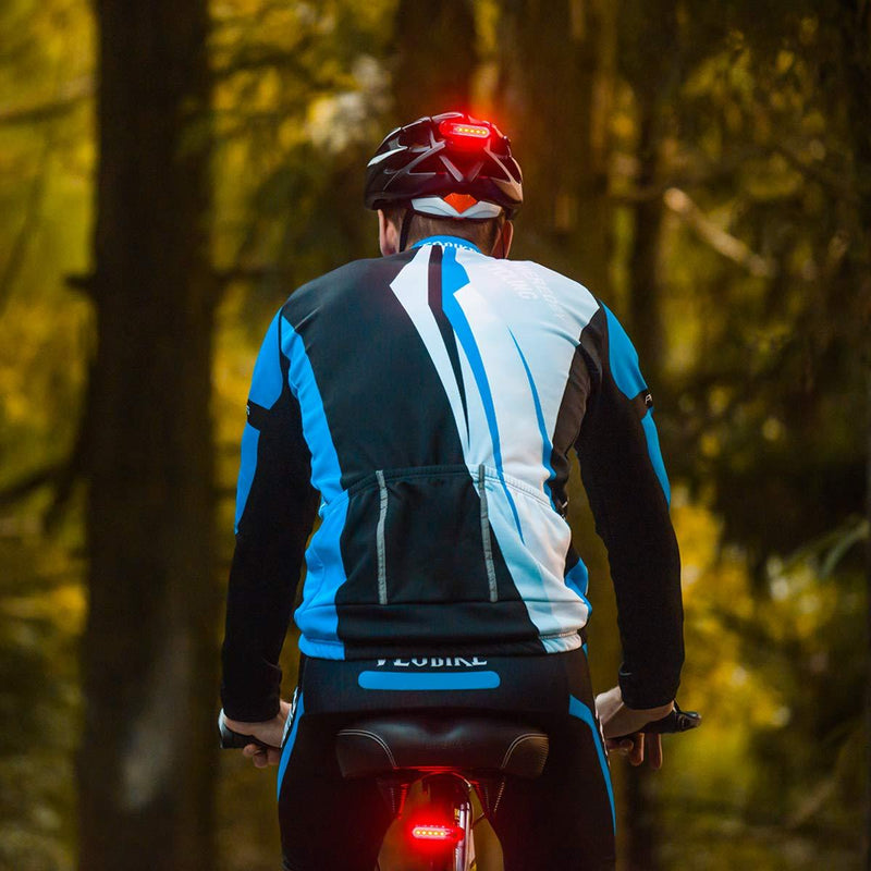 Volcano Eye Rear Bike Tail Light 2 Pack, Ultra Bright USB Rechargeable Bicycle Taillights, Red High Intensity Led Accessories Fits On Any Bike or Helmet. Easy to Install for Cycling Safety Flashlight