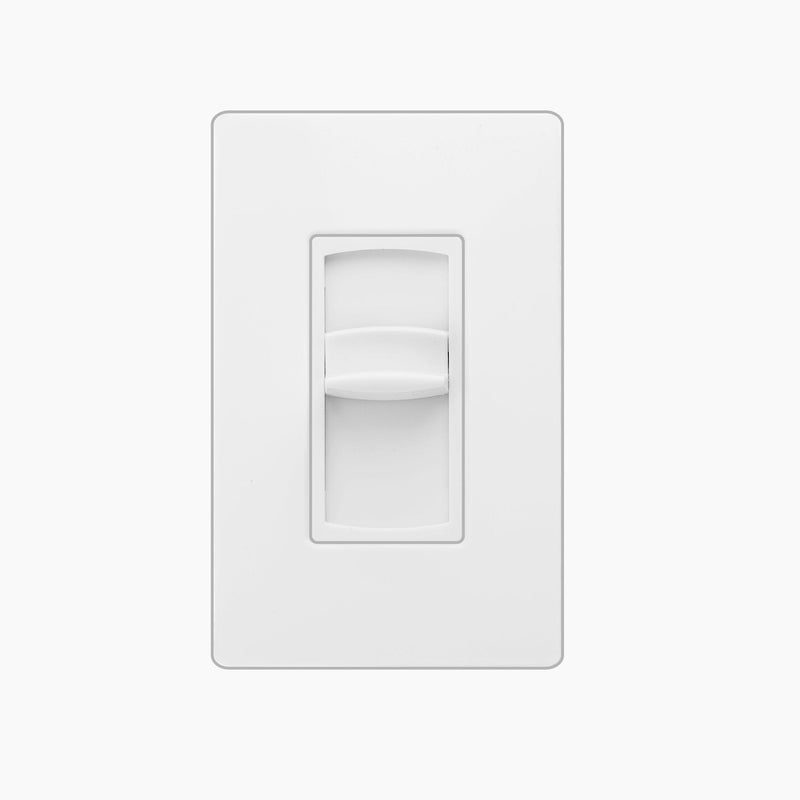 OSD 100W Sleek, Modern, Minimalist Design in Wall Volume Control, Slider White Impedance Matching SLS100