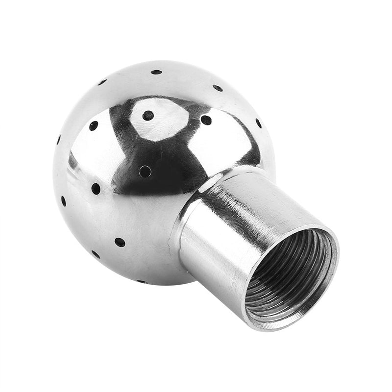Cleaning ball, 1/2" BSP thread fixation / 360 degree internal thread stainless steel rotary spray tank cleaning ball connection nozzle flow: 15 l/min for cleaning smaller (6 x 4cm) 6 x 4cm