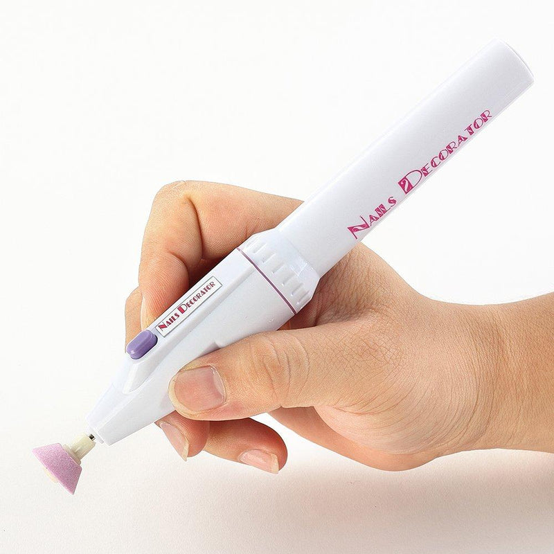 Electric Manicure Set, YWQ 5-in-1 Electric Manicure Nail Drill File Grinder Grooming Kit Includes Callus Remover Set, Nail Buffer Polisher, Personal Manicure and Pedicure Kit Nail File