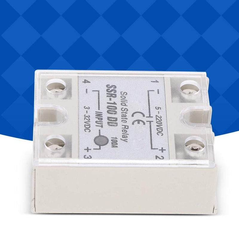 SSR-100, DC-DC Solid State Relay 5-220V DC with Non-Contact Switch, SSR-100 DD