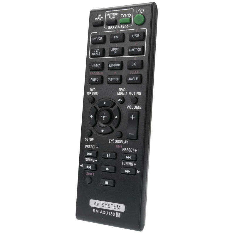 New RM-ADU138 Replace Remote Control RMADU138 fit for Sony Audio Video AV System Home Theater DAV-TZ140 DAV-TZ145 DAV-TZ150 HBD-TZ130 HBD-TZ140 HBD-TZ145 AV-RZ130 RM-ADU101 RMADU101