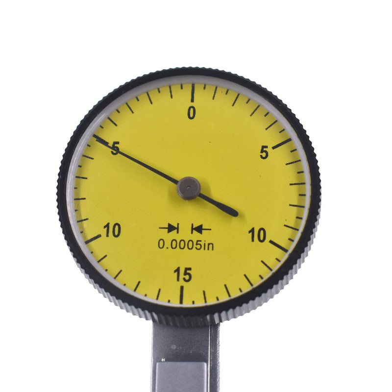 HGC Precision Yellow 0.030" Test Indicator 0. 0005" GR Dial Reading 0-15-0 New