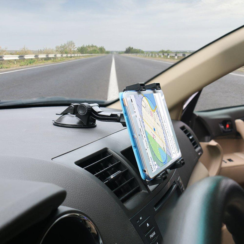 Tablet Car Mount ,OHLPRO Universal Tablet Holder for Car Windshield Dash Dashboard, 360 Degree Rotation,TPU Suction gel stick, for iPad Mini 4/3/2/1Samsung Galaxy Size 7"- 10.5" Tablet Mount