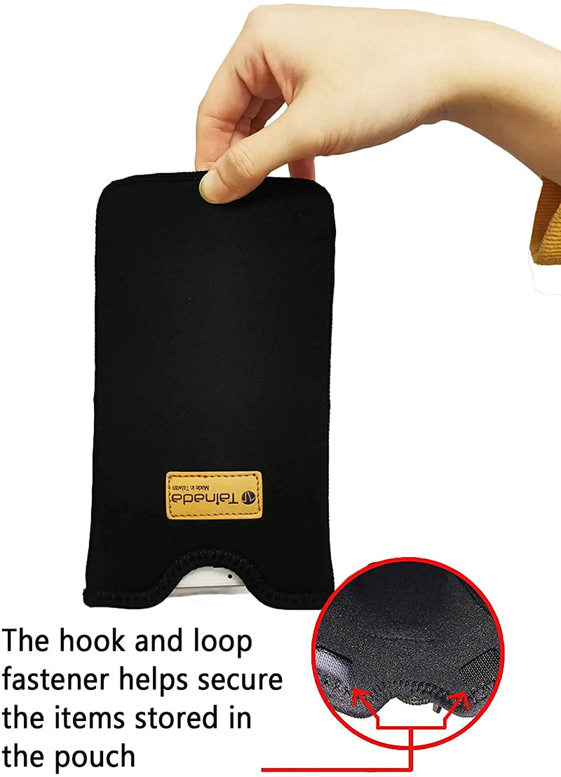 Tainada Men Women Neoprene Shockproof Phone Sleeve Pouch Carrying Case with Neck Lanyard, Belt Loop Holster for iPhone 13 / 12, 13 / 12 Pro Max, 11, Samsung S21, A52, Google Pixel 5a 5G (Beach Quote) Beach Quote