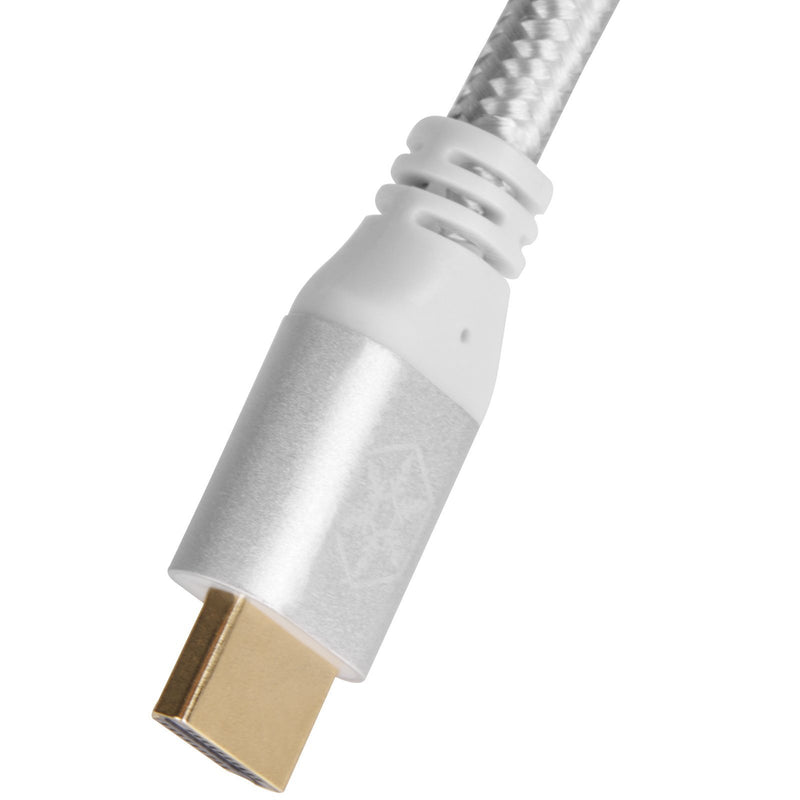 Silverstone HDMI Cable 4k Resolution at 60Hz, with HDMI 2.0b Certification in Silver Color CPH01S-1800 Silver 1800MM HDMI Cable