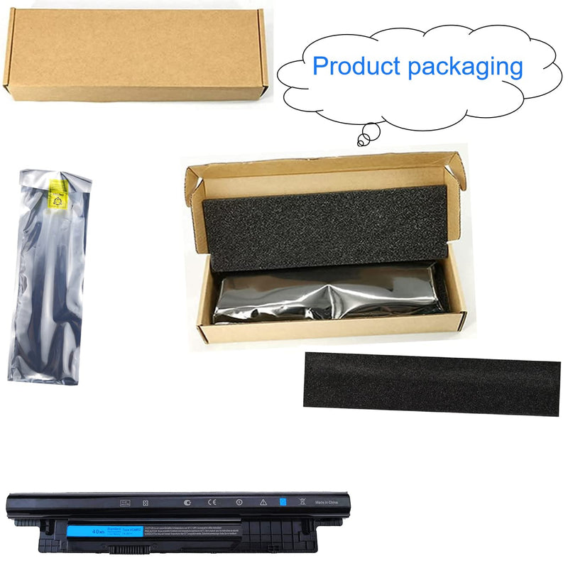40Wh XCMRD Laptop Battery for Dell Inspiron 15 3000 Series 3521 3531 3537 3541 3542 15R 5537 5521 17R 17 3721 3737 5737 5721 14R 14 3421 3437 5421 5437 7447 Latitude 3440 3540 Vostro 2421 2521 P28F