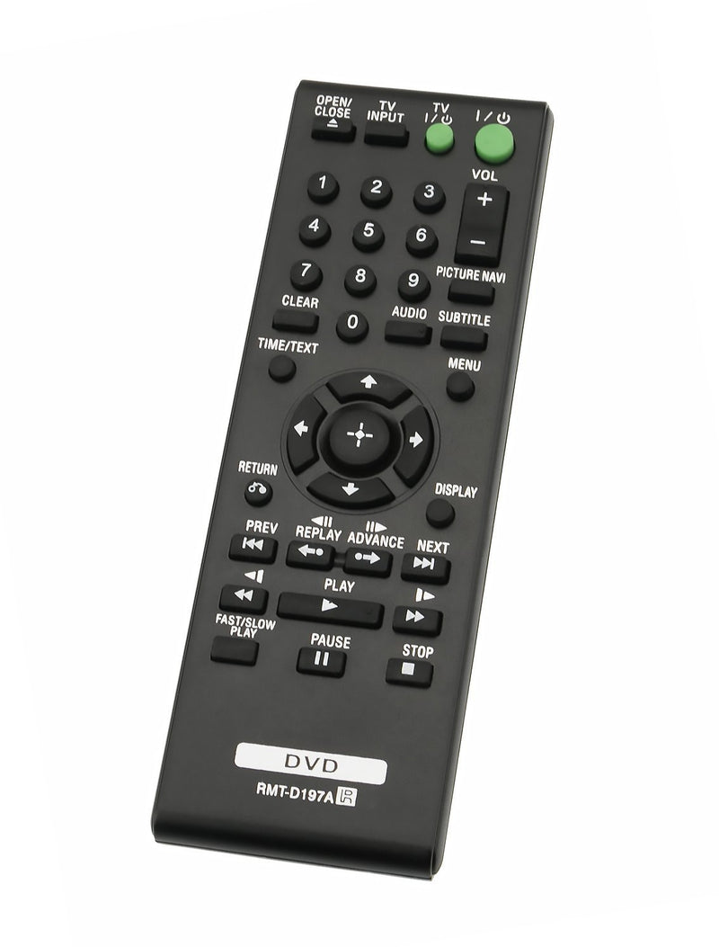 RMT-D197A Replace Remote Control for Sony DVP-SR210 DVP-SR201P DVP-SR405P DVP-SR510 DVP-SR510H DVD Player