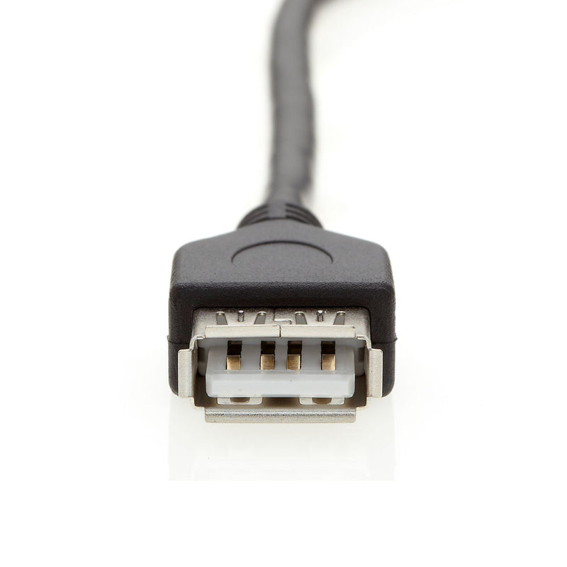 InstallerParts 3 ft USB 2.0 High Speed Extension Cable - A-Male to A-Female - Black 3 Feet