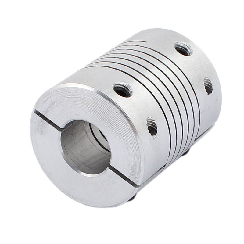 uxcell 14mm to 14mm Shaft Coupling 40mm Length 32mm Diameter Stepper Motor Coupler Aluminum Alloy Joint Connector for 3D Printer CNC Machine DIY Encoder 14-14mm