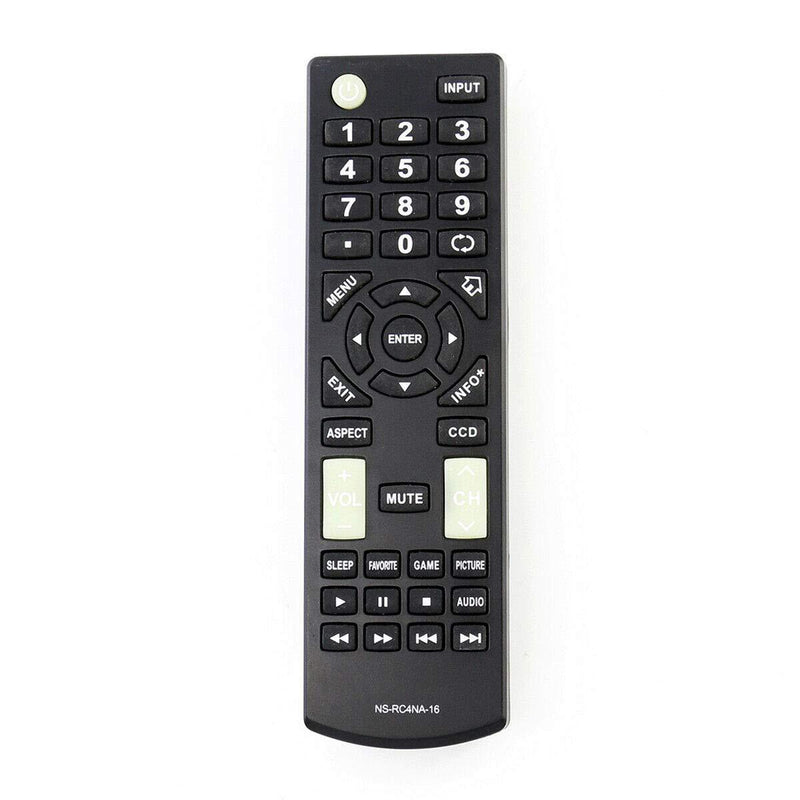 New NS-RC4NA-16 Replace Remote Control NSRC4NA16 fit for Insignia LED TV HDTV NS-32D220NA16 NS-40D420NA16 NS-40D420MX16 NS-32D421NA16 NS-19D220NA16 NS-24D220NA16 NS-28D220NA16 NS-32D420NA16