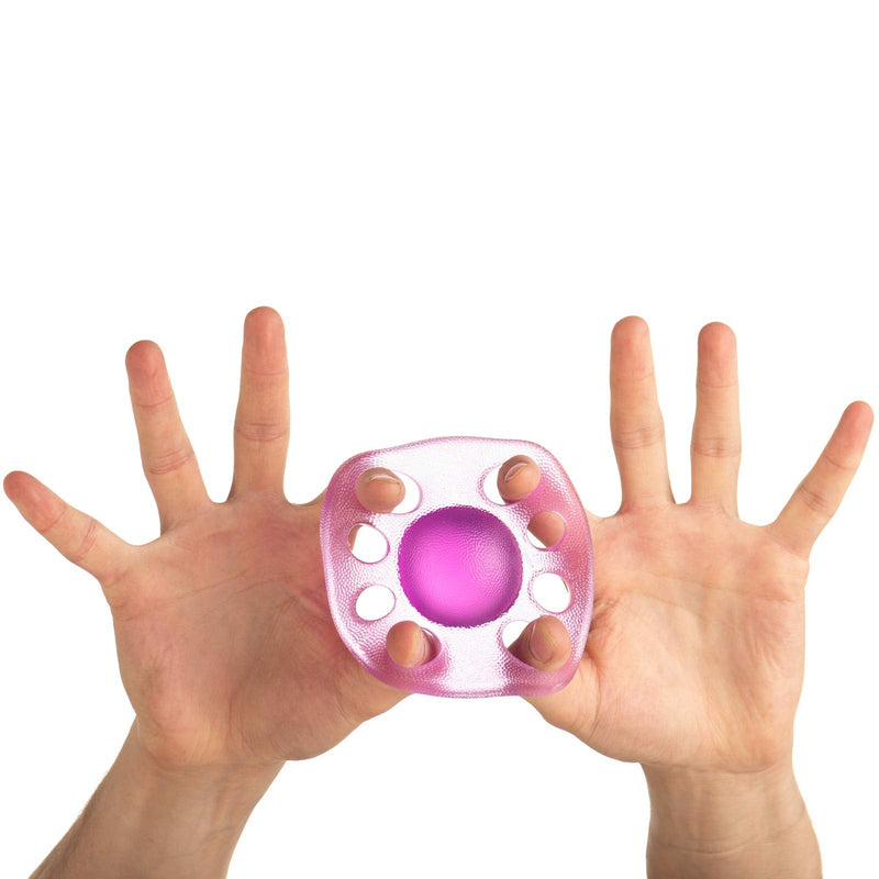 Serenily Finger Stretcher, Hand Exerciser - Hand Grip Strengthener. 3 Level Hand Exercise Ball and Grip Exerciser. Hand Strengthener & Finger Exerciser for Senior & Arthritis. Wrist Strengtheners 3Pk