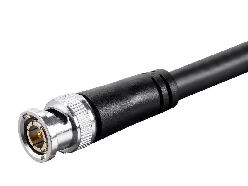 Monoprice HD-SDI RG6 BNC Cable - 10 Feet - Black | for Use in HD-Serial Digital Video Transfer, Mobile Apps, HDTV Upgrades, Broadband Facilities - Viper Series