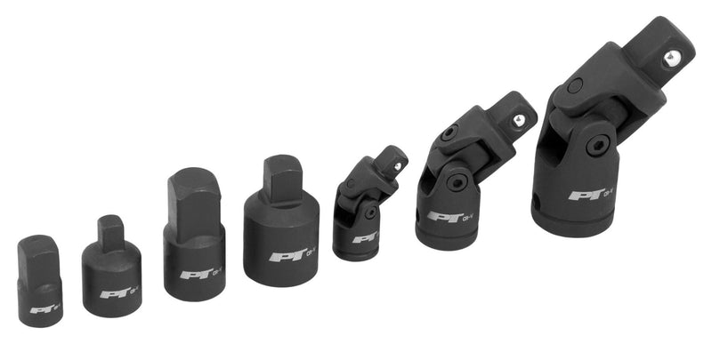Performance Tool W30937 7 Piece Impact U Joint & Adapter Set 7pc Impact U Joint & Adapter Set