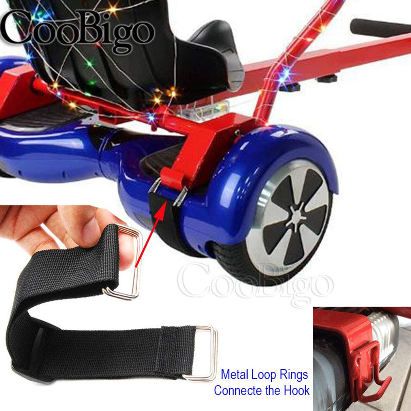 HoverKart Replacement Straps Adjustable with Tri-Glide Buckle Polypropylene PP Webbing Adjustment Strap Pack of 2pcs Width 1-1/2"