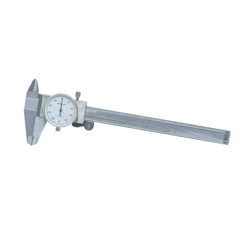 HFS (Tm) 0-6" ; 4 Way DIAL Caliper 0.001" Shock Proof New ; Plastic CASE