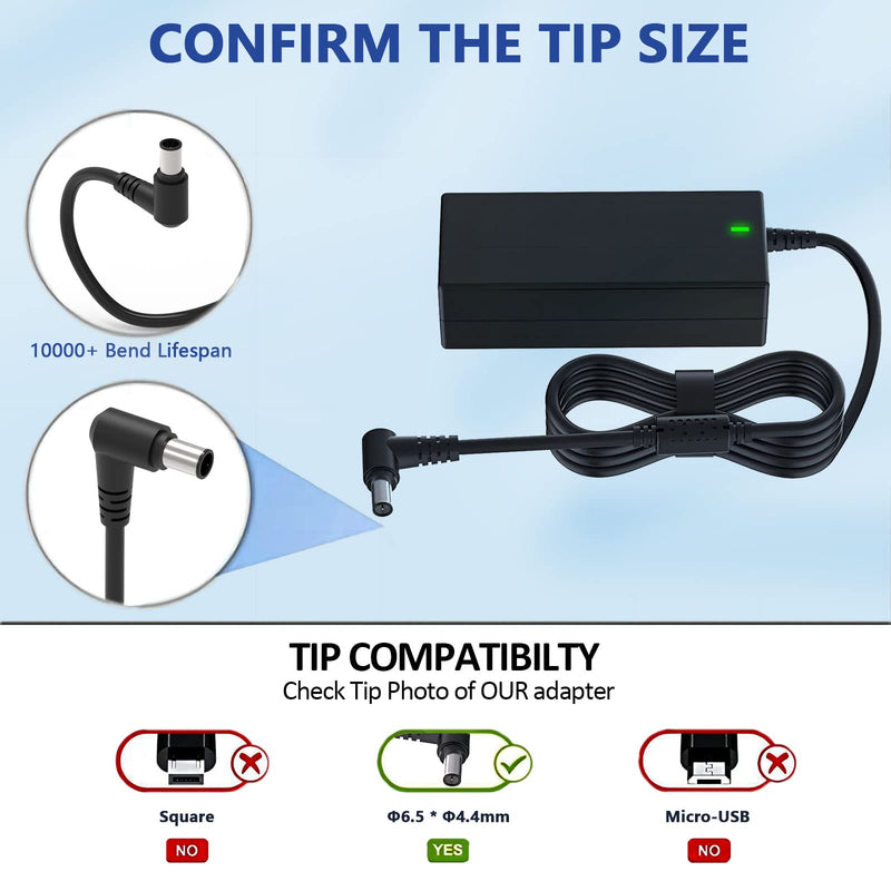 DC 14V 3A Adapter Power Charger for Samsung Monitor SyncMaster S23A550H S24D590PL S27A550H S22C300H UN22F5000AF SYNCM170T P2770 SA350 15" 17" 18" 19" 20" 22" 23" 24" 27" LCD Monitor Power Supply Cord