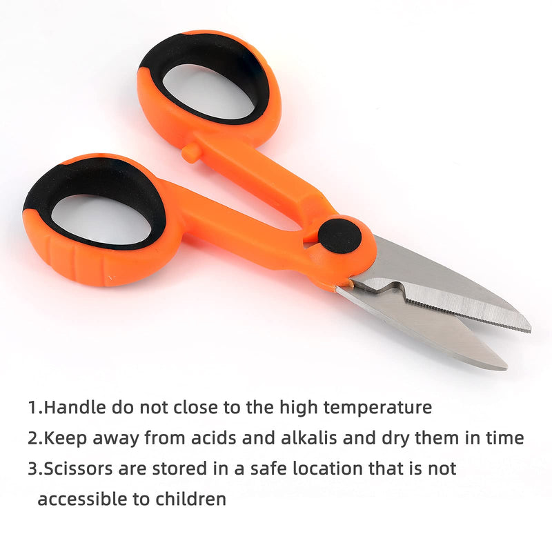 WL-9011Z Optic Fiber Cable Cutter Scissors for Fiber Optic Kevlar Shears Stainless Steel Electrical Shears Precision Scissor with Wire Optical Fiber Cut