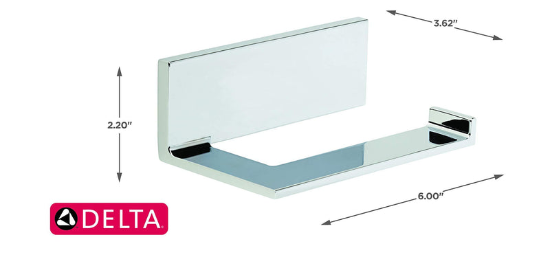 DELTA Vero Toilet Paper Holder, Polished Chrome, Bathroom Accessories, 77750