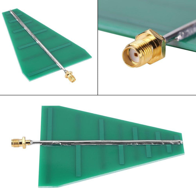 1 pc UWB Ultra Wide Band 1.35GHz-9.5GHz Log-Periodic Directional RF Antenna with N Female Connector