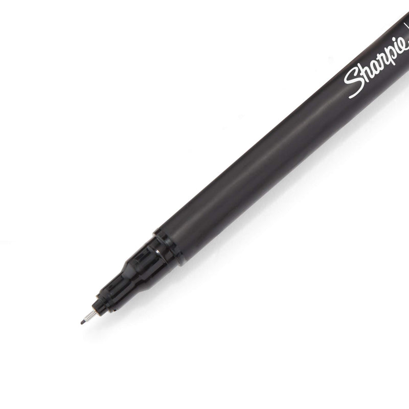 Sharpie Felt Tip Pens, Fine Point, Black, 12 Count