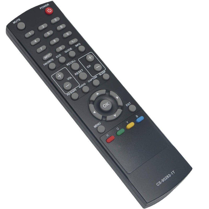 AIDITIYMI CS-90283-1T Replace Remote fo Sanyo TV DP19648 DP24E14 DP26647 DP32242 DP37649 DP39D14 DP40142 DP46848 DP50E44 DP52848 DP55441 DP55D44 DP58D34 DP65E34 FVD3924 FVF5044 HT27546 HT27547 HT32546