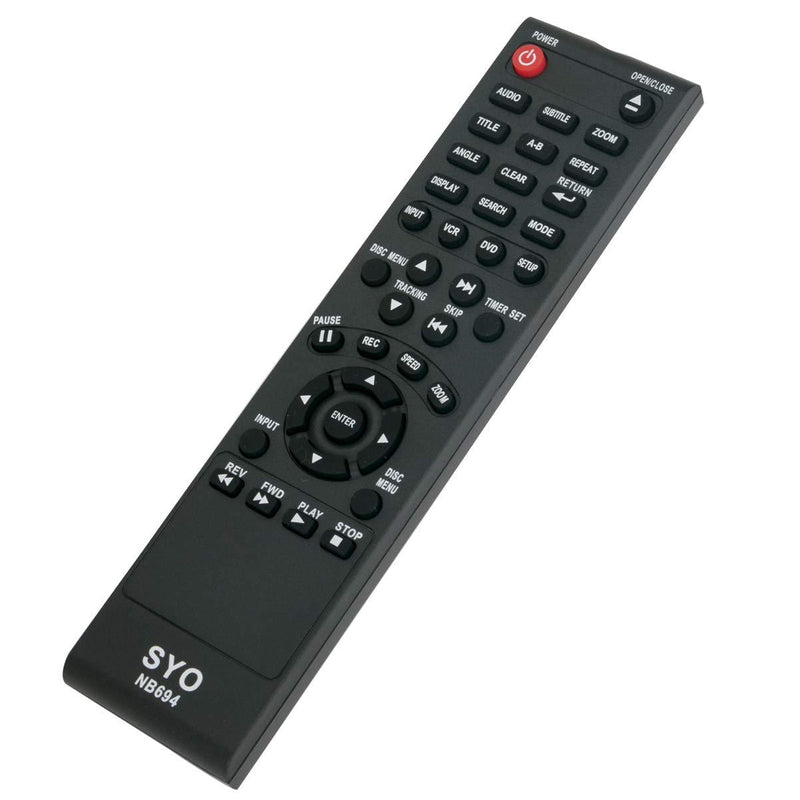 NB694 NB694UH Replacement Remote Control Applicable for Sanyo DVD VCR FWDV225F
